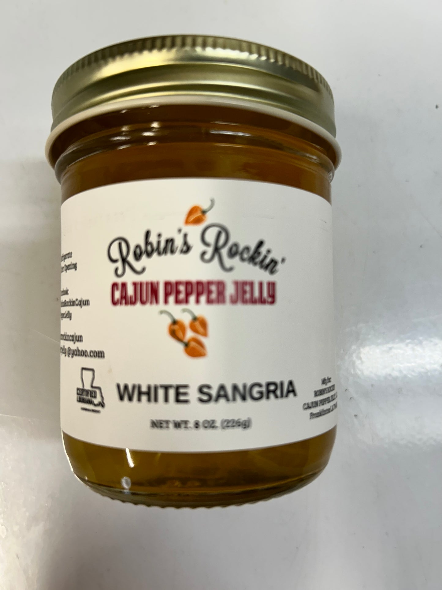 White Sangria Pepper Jelly