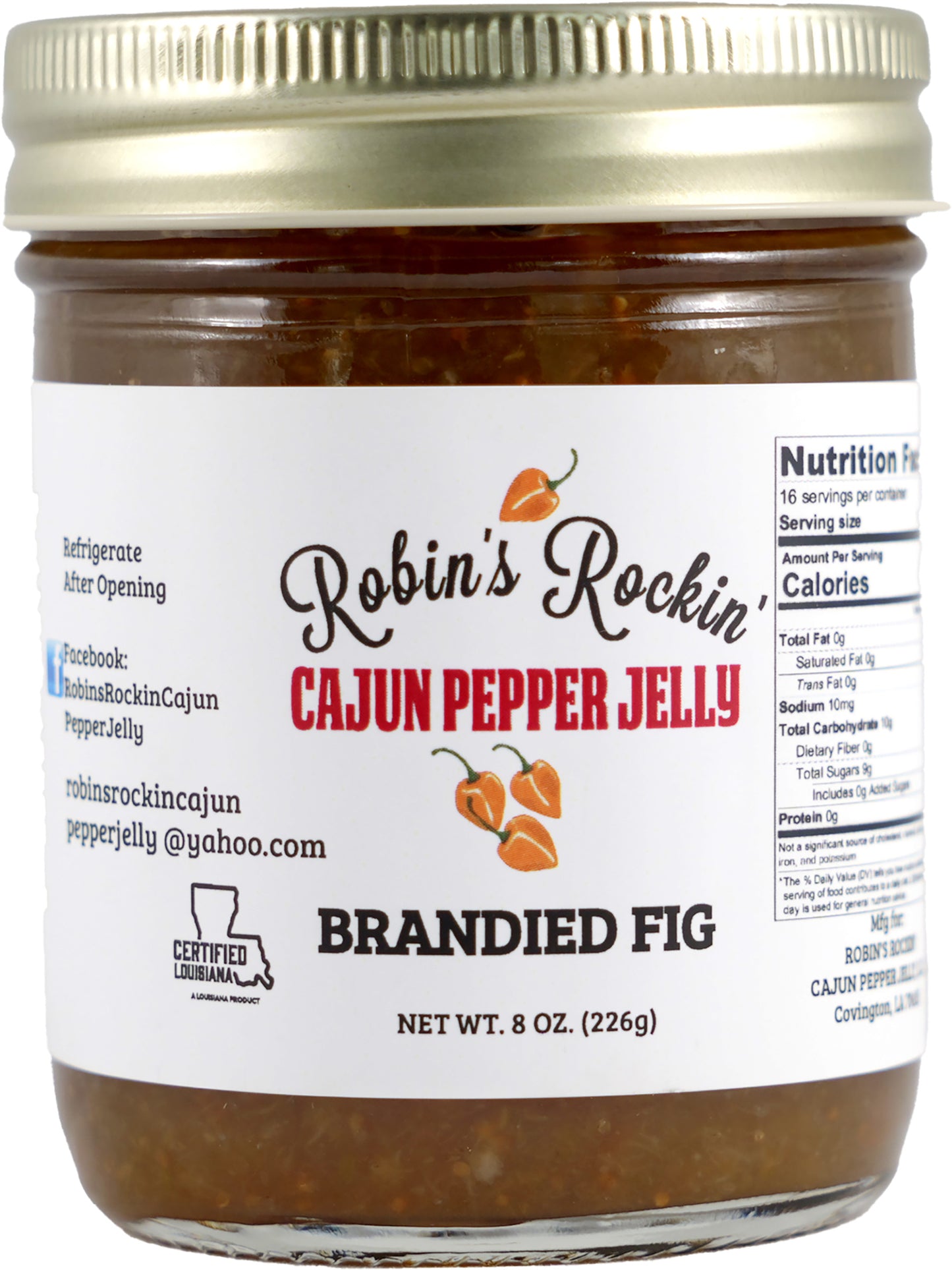 Brandy Fig Pepper Jelly