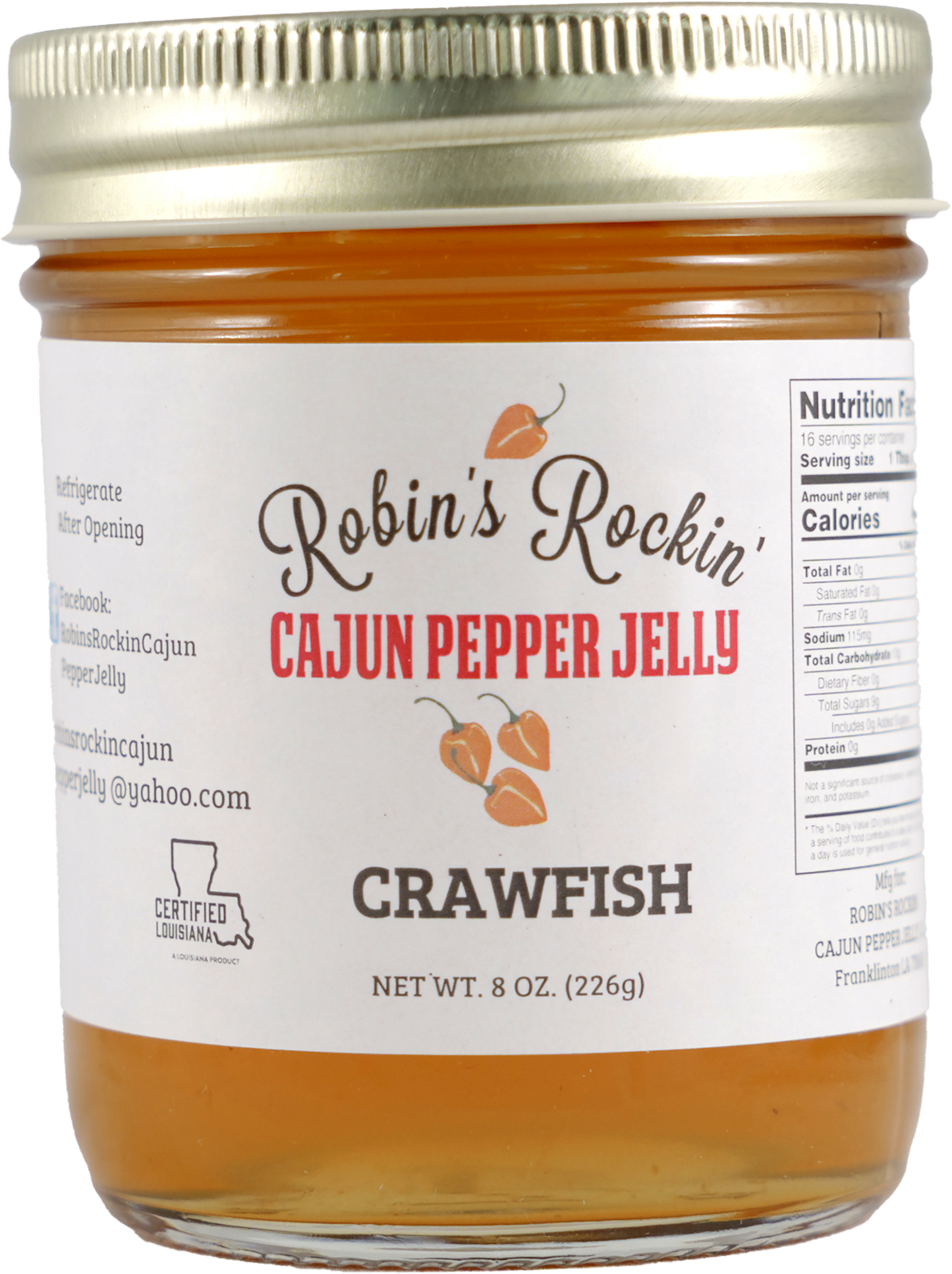 Crawfish Flavored Pepper Jelly