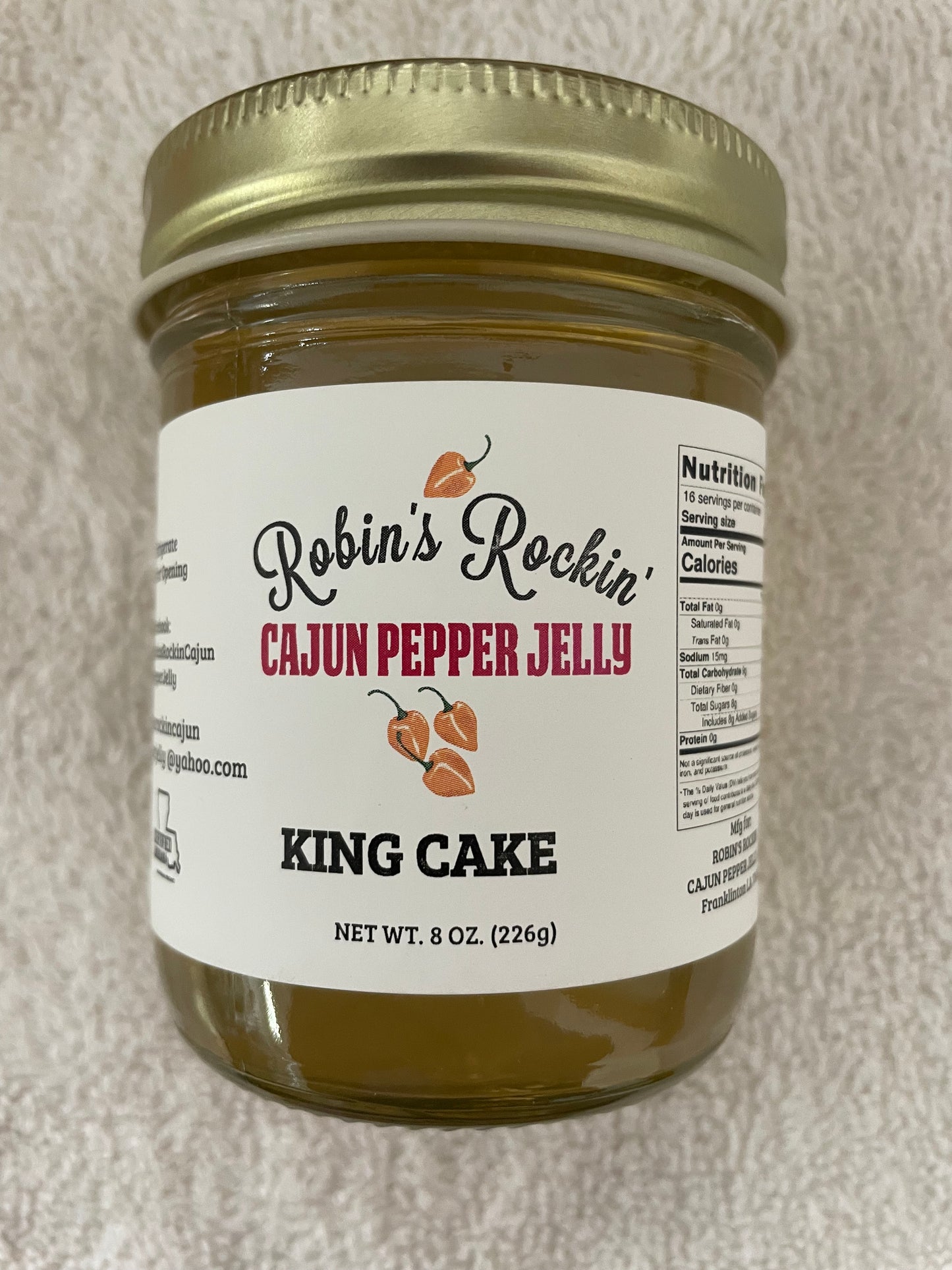 King Cake Flavored Pepper Jelly