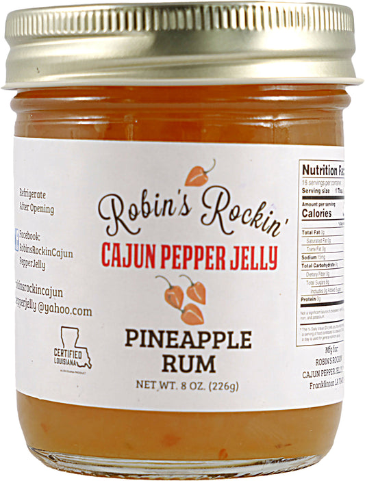 Pineapple Rum Pepper Jelly